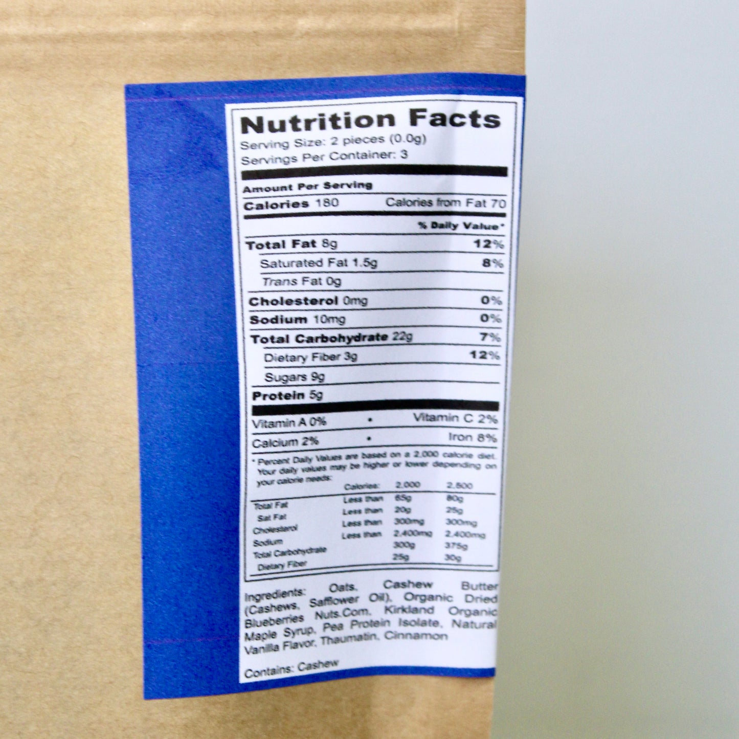 Blueberry Protein Balls