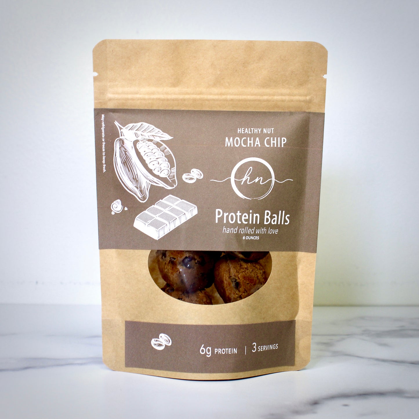 Mocha Chip Protein Balls