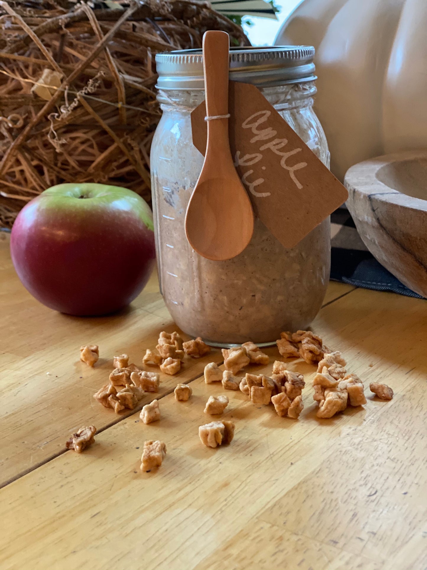 Apple Pie Overnight Oats
